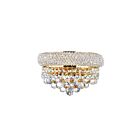 CWI Lighting Empire 8001W12G-A Gold 2 Lights 120W Wall Sconce