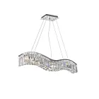 CWI Lighting Glamorous 8004P30C-A (Clear) Chrome 5 Lights 300W Chandelier