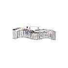 CWI Lighting Glamorous 8004W25C-A (clear) Chrome 3 Lights 120W Wall Sconce