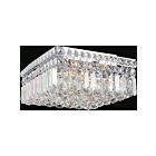CWI Lighting Colosseum 8005C12C-S Chrome 4 Lights 240W Flush Mount