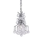 CWI Lighting Princess 8012P8C Chrome 1 Light 40W Pendant
