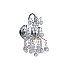 CWI Lighting Princess 8012W8C Chrome 1 Light 40W Wall Sconce