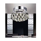CWI Lighting Queen 8038C12C-R Chrome 3 Lights 180W Flush Mount