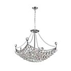 CWI Lighting Jasmine 8041P20C-S Chrome 8 Lights 480W Chandelier