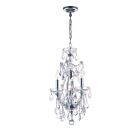 CWI Lighting Maria Theresa 8311P12C-3 Chrome 4 Lights 240W Pendant