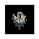 CWI Lighting Payton 8418C14C-4(Clear) Chrome 4 Lights 240W Flush Mount