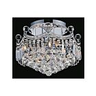 CWI Lighting Amanda 8421C16C Chrome 6 Lights 360W Flush Mount