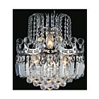 CWI Lighting Amanda 8421W12C Chrome 3 Lights 180W Wall Sconce