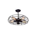 CWI Lighting Pamela 9606C19-5-130 Rust 5 Lights 300W Flush Mount