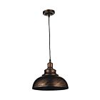 CWI Lighting Vogel 9612P11-1-128 Antique Copper 1 Light 60W Pendant
