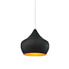 CWI Lighting Dynamic 9632P15-1-101 Black 1 Light 60W Chandelier
