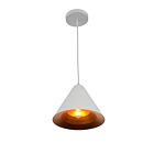 CWI Lighting Keila 9666P10-1-142 Matte White And Gold 1 Light 60W Pendant