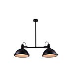 CWI Lighting Strum 9760P37-2-101 Black 2 Lights 120W Chandelier