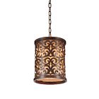 CWI Lighting Nicole 9807P9-1-116 Brushed Chocolate 1 Light 60W Pendant