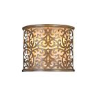 CWI Lighting Nicole 9807W13-2-116 Brushed Chocolate 2 Lights 120W Wall Sconce