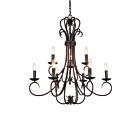 CWI Lighting Maddy 9817P29-9-121 Oil Rubbed Brown 9 Lights 540W Chandelier