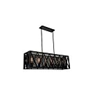 CWI Lighting Tapedia 9889P41-6-RC-101 Black 6 Lights 360W Chandelier