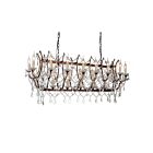 CWI Lighting Phraya 9910P49-21-199 Light Brown 21 Lights 1260W Chandelier
