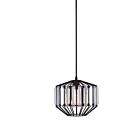 CWI Lighting Alethia 9942P10-1-101-A Black 1 Light 60W Pendant