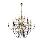 CWI Lighting Hayden 9959P34-30-617 Gold 30 Lights 1800W Chandelier