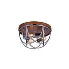 CWI Lighting Parana 9965C14-3-601 Chrome 3 Lights 180W Flush Mount