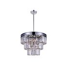 CWI Lighting Weiss 9969P18-5-601 Chrome 5 Lights 300W Chandelier