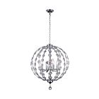 CWI Lighting Esia 9970P19-4-601 Chrome 4 Lights 240W Chandelier