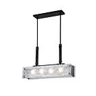 CWI Lighting Assunta 9973P28-4-101 Black 4 Lights 160W Chandelier