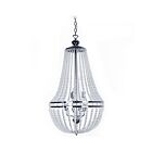 Dainolite DAW-386C-PC-CLR Dawson 6-Lights 240W Polished Chrome Crystal Chain Chandelier