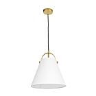 Dainolite EMP-111P-790-AGB Emperor 1-Light 60W Aged Brass Cord Pendant