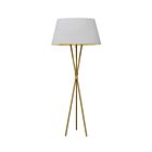 Dainolite GAB-601F-AGB-692 1-Light 100W Aged Brass Incandescent Floor Lamp