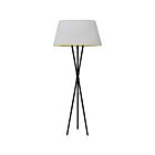 Dainolite GAB-601F-MB-692 1-Light 100W Matte Black Incandescent Floor Lamp