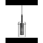 Dainolite Percy 30961-CM-MB Matte Black 1-Light 100W Incandescent Pendant