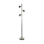 Dainolite 625LEDF-SC Modern 3-lights 15w Satin Chrome LED Floor Lamp