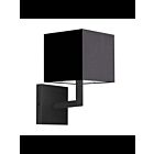 Dainolite Lucas 77-1W-MB-BK Matte Black 1-Light 60W LED Wall Sconce