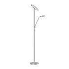 Dainolite 801LEDF-SN 2-lights 23w Satin Chrome Mother and Son LED Floor Lamp