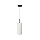 Dainolite Paza 83202-MB-WH 1 Light White 100W Incandescent Pendant