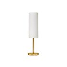 Dainolite Paza 83205-AGB-WH 1 Light White 100W Incandescent Table Lamp