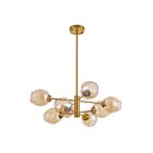 Dainolite ABI-268P-VB Abii 12-lights 720w Vintage Bronze LED Rod Pendant