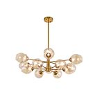 Dainolite ABI-3312P-VB Abii 12-lights 480w Vintage Bronze LED Rod Pendant
