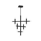 Dainolite Acasia ACS-3656C-MB-FR 42W Black LED Chandelier