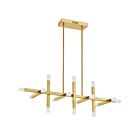 Dainolite Acasia ACS-4064HC-AGB-FR 48W Aged Brass LED Chandelier