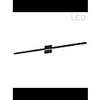 Dainolite Arandel ARL-4936LEDW-MB Matte Black 1-Light 36W LED Vanity ,Acrylic Diffuser