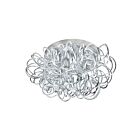 Dainolite BAY-144FH-PC Baya 4-lights 160w Polished Chrome LED Tubular Flush Mount