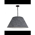 Dainolite Brynn BRY-L-BK-500 1-Light Grey 100W LED Brynn Large Pendant