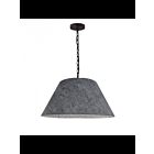 Dainolite Brynn BRY-M-BK-500 1-Light Grey 100W LED Brynn Meduim Pendant