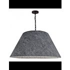 Dainolite Brynn BRY-XL-BK-500 1-Light Grey 100W LED Brynn X-Large Pendant