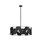 Dainolite Cardano CDO1-304C-MB-BK 4 Lights Black 400W Incandescent 1-tier Chandelier