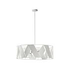 Dainolite Cardano CDO1-304C-MW-WH 4 Lights White 400W Incandescent 1-tier Chandelier