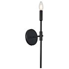 Dainolite CIN-161W-MB Cinthia 60W 1-Light Matte Black Wall Sconce
